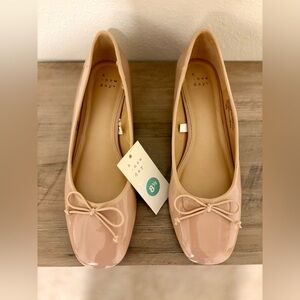 a new day Patent Ballet Flats with Bow - Women